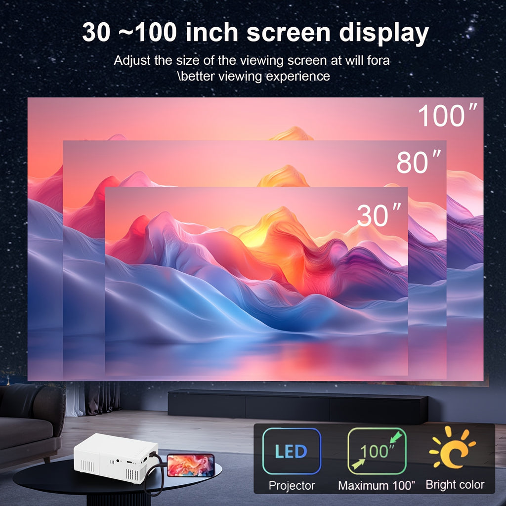 Projecteur portable intelligent ZNLYRION