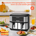 Dual-Zone Hot Air Fryer, 10L Iceagle