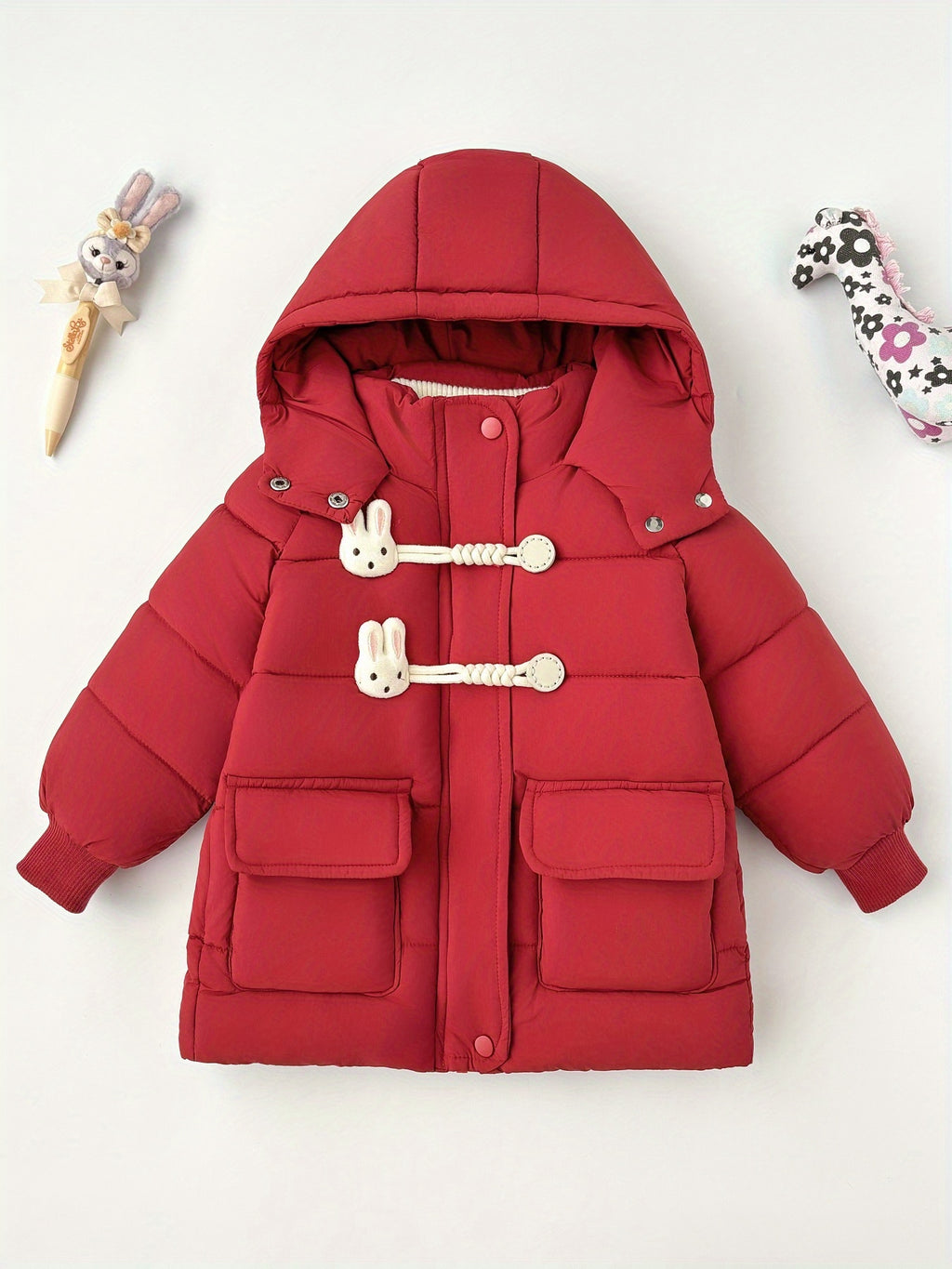 Girls' Winter Warm Hooded