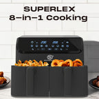 Air Fryer SUPERLEX 9L (2×4.5L)