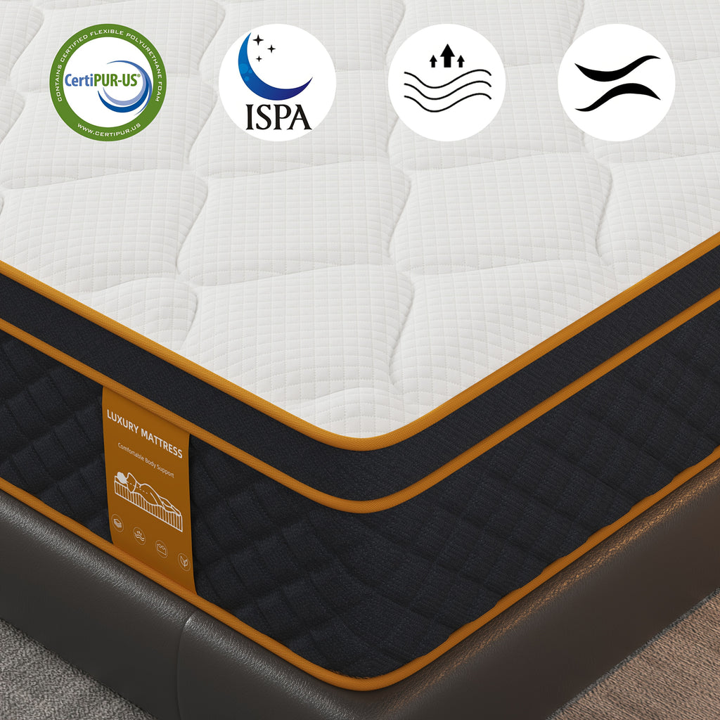 Matelas hybride JAJALUYA 10 pouces