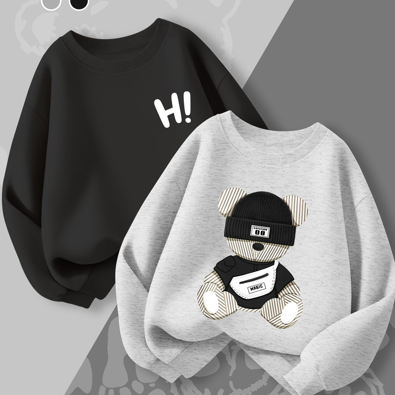 Long Sleeve Sweatshirt (x2)