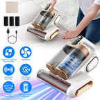 Smart Anti-Mite Vacuum Cleaner – Cordless, UVC &amp; Ultrasonic (16 KPA / 200 W) 