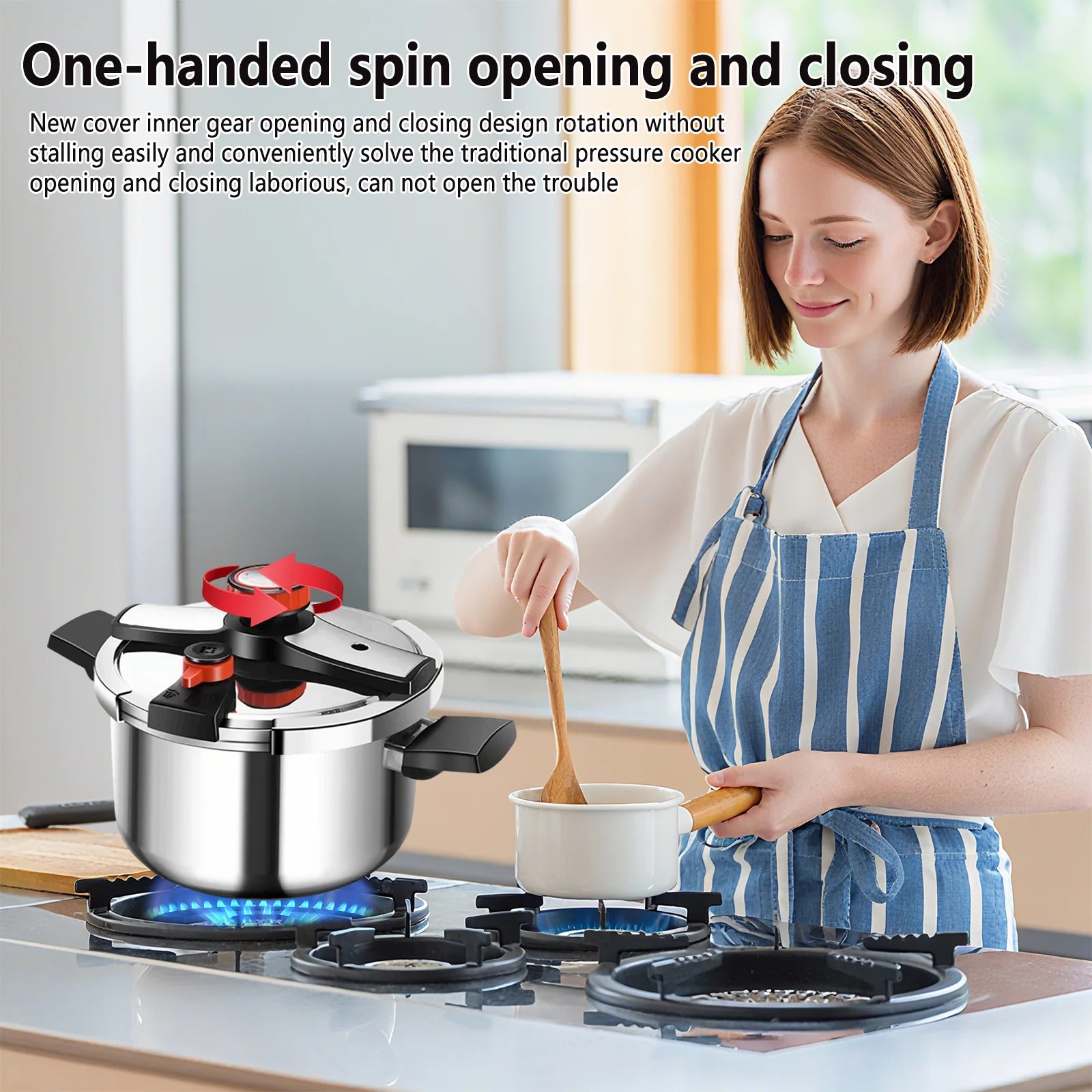 Autocuiseur 4L/6L/8L 304 en acier inoxydable