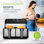 Air fryer 10L double panier de Sinaopus