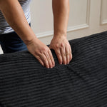 Canapé d'angle 3 places en velours