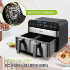 Air fryer 10L double panier de Sinaopus