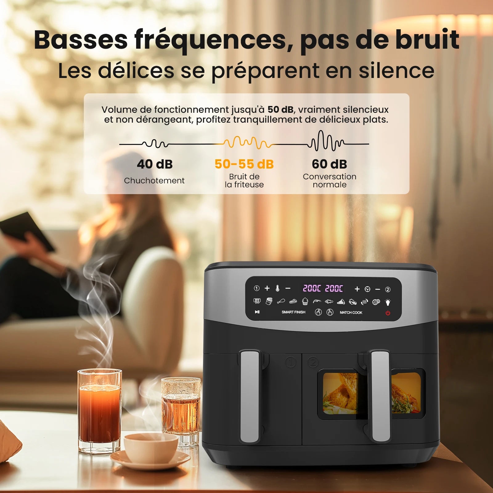 Air fryer 10L Gidgimo