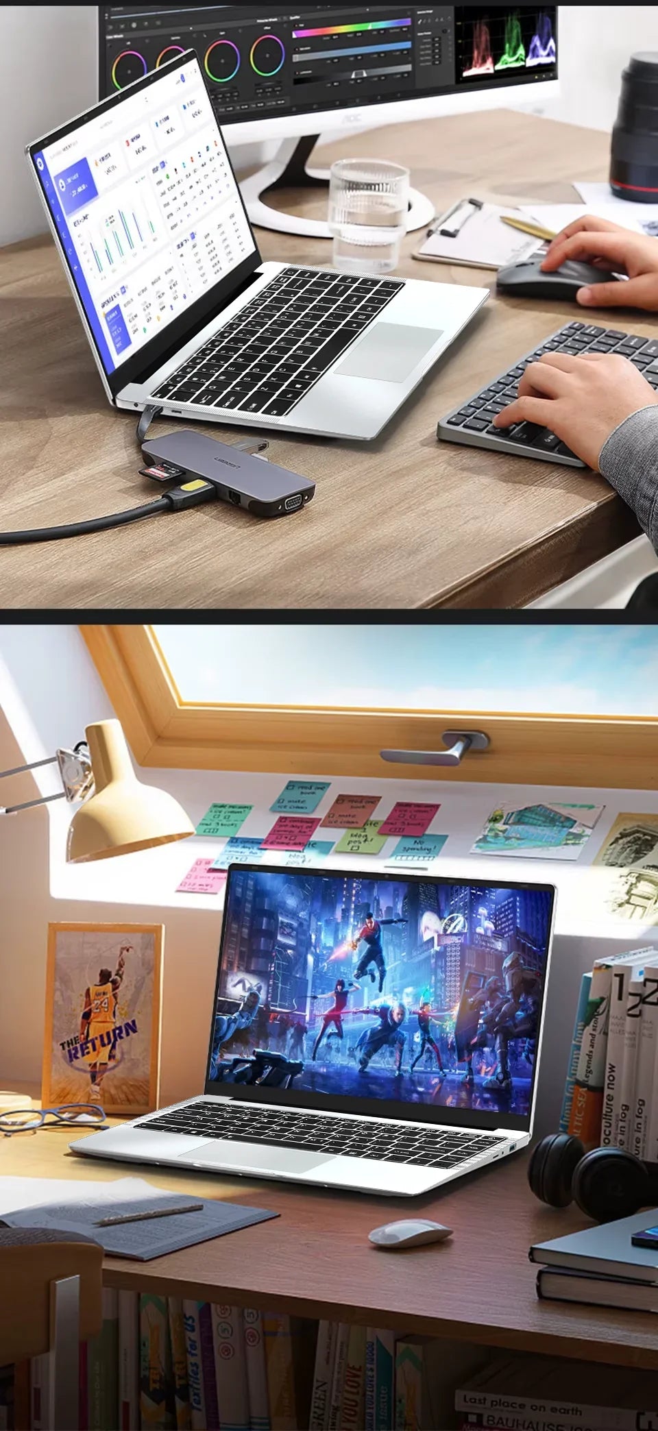 Intel Atom x7 A3950 ordinateur portable Gamer