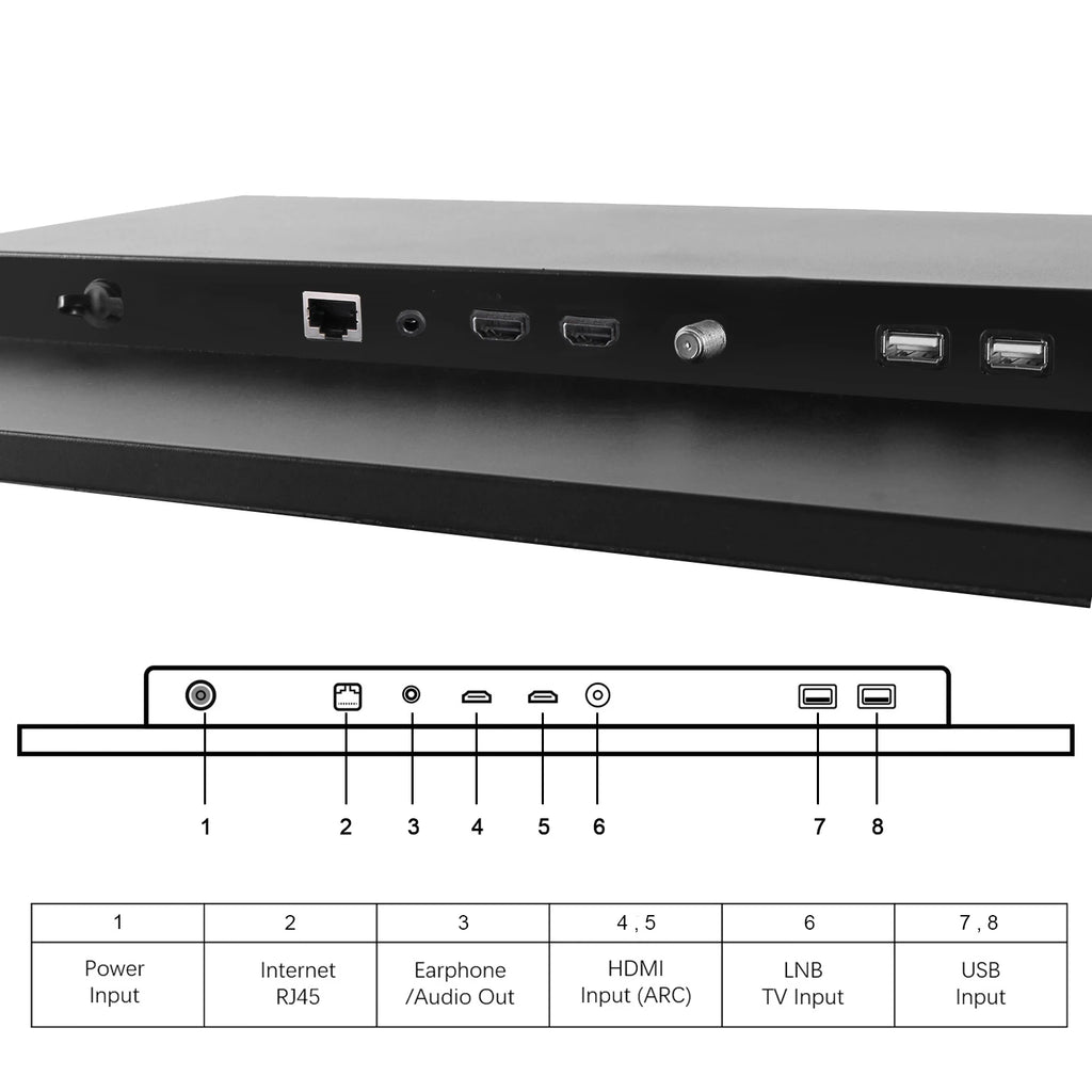 Souria 32 pouces miroir intelligent