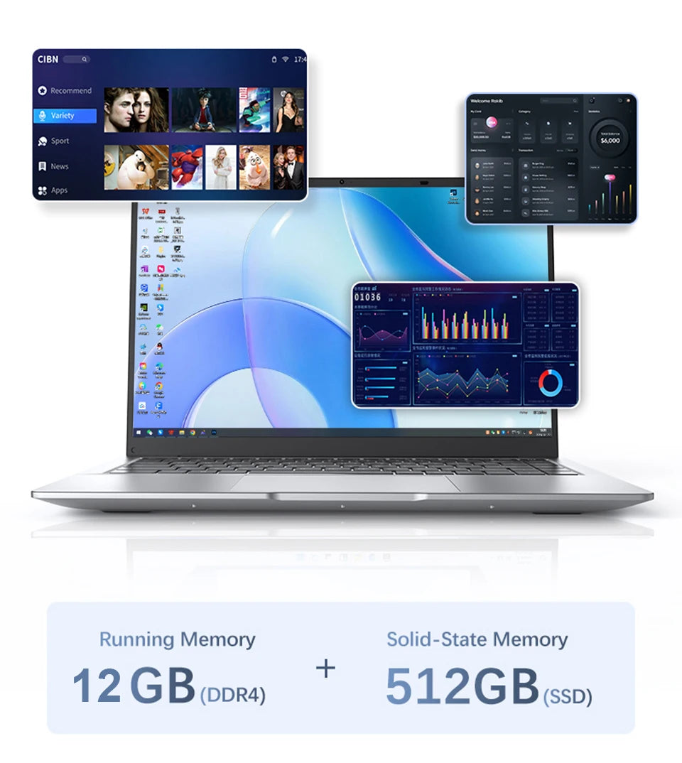 Intel A3950  Windows 11 Ultra mince 14.1 "