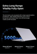 FUCHU 14.1 pouces ordinateur portable professionnel 12GB