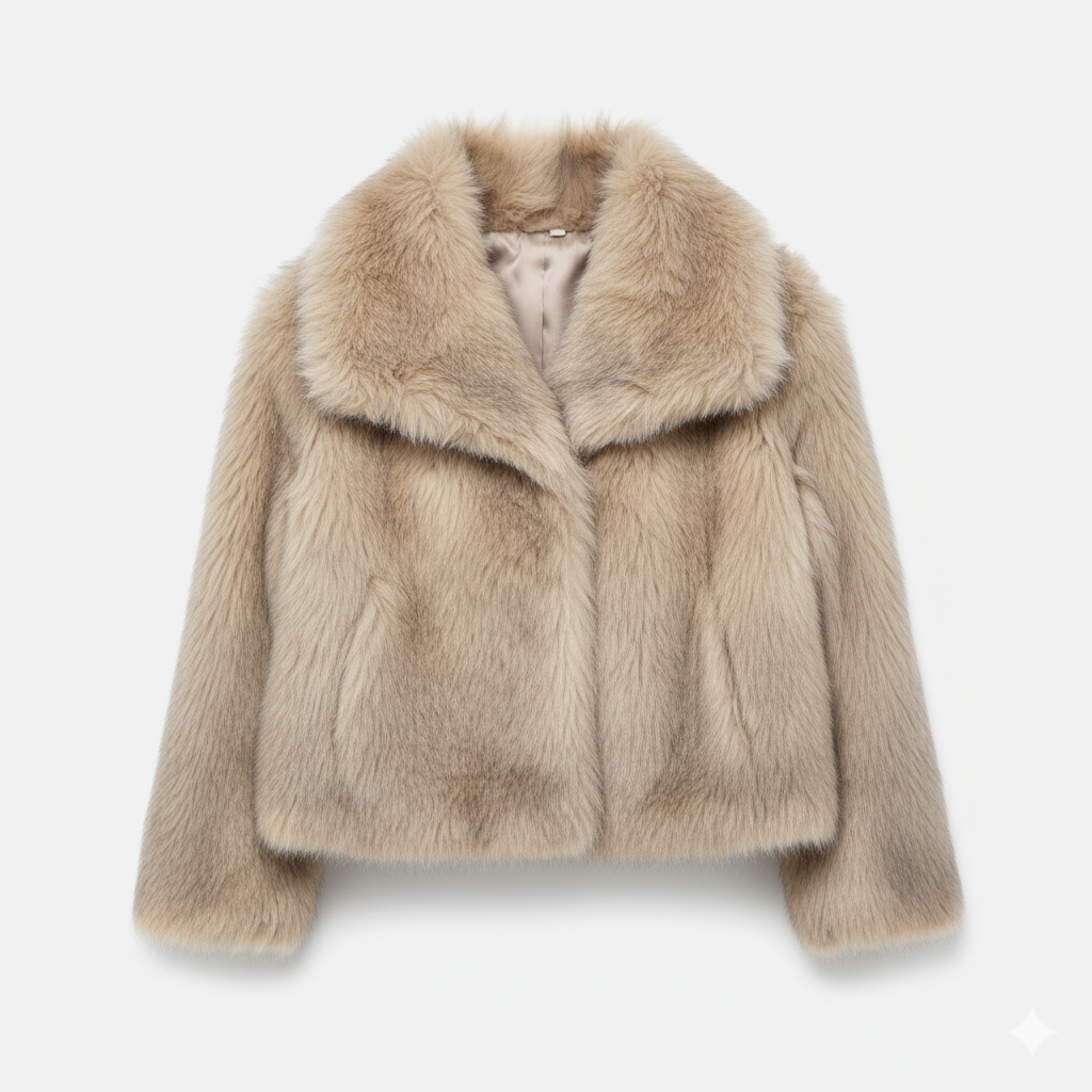 Manteau d'hiver en peluche