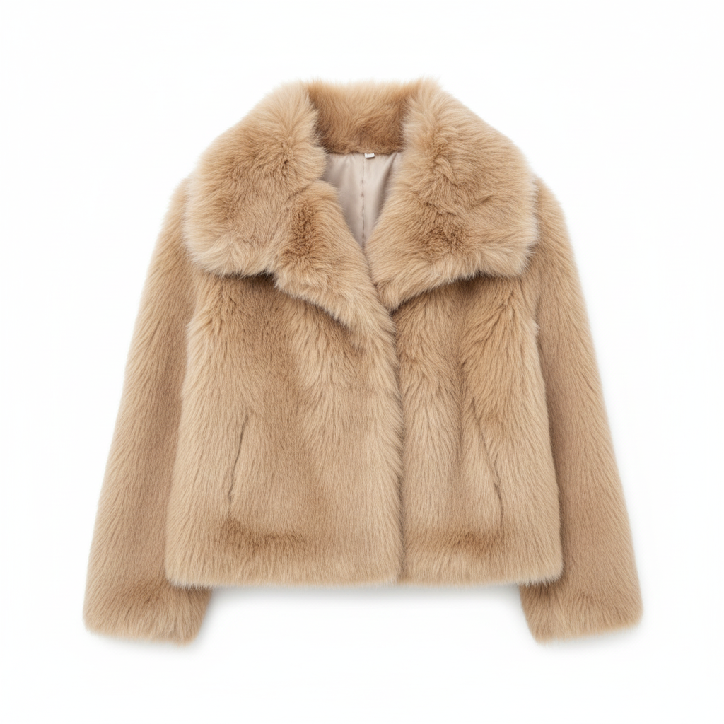 Manteau d'hiver en peluche