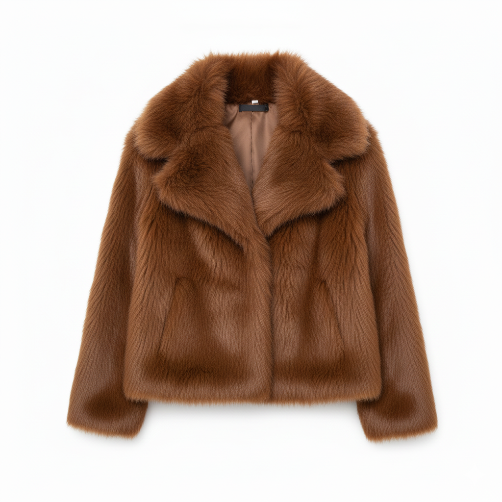Manteau d'hiver en peluche
