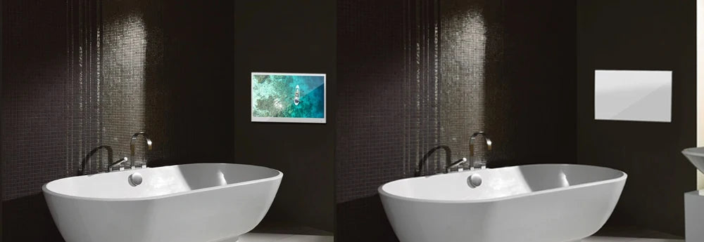 Souria-Mini Smart Android Mirror TV avec écran tactile, 18.5 "