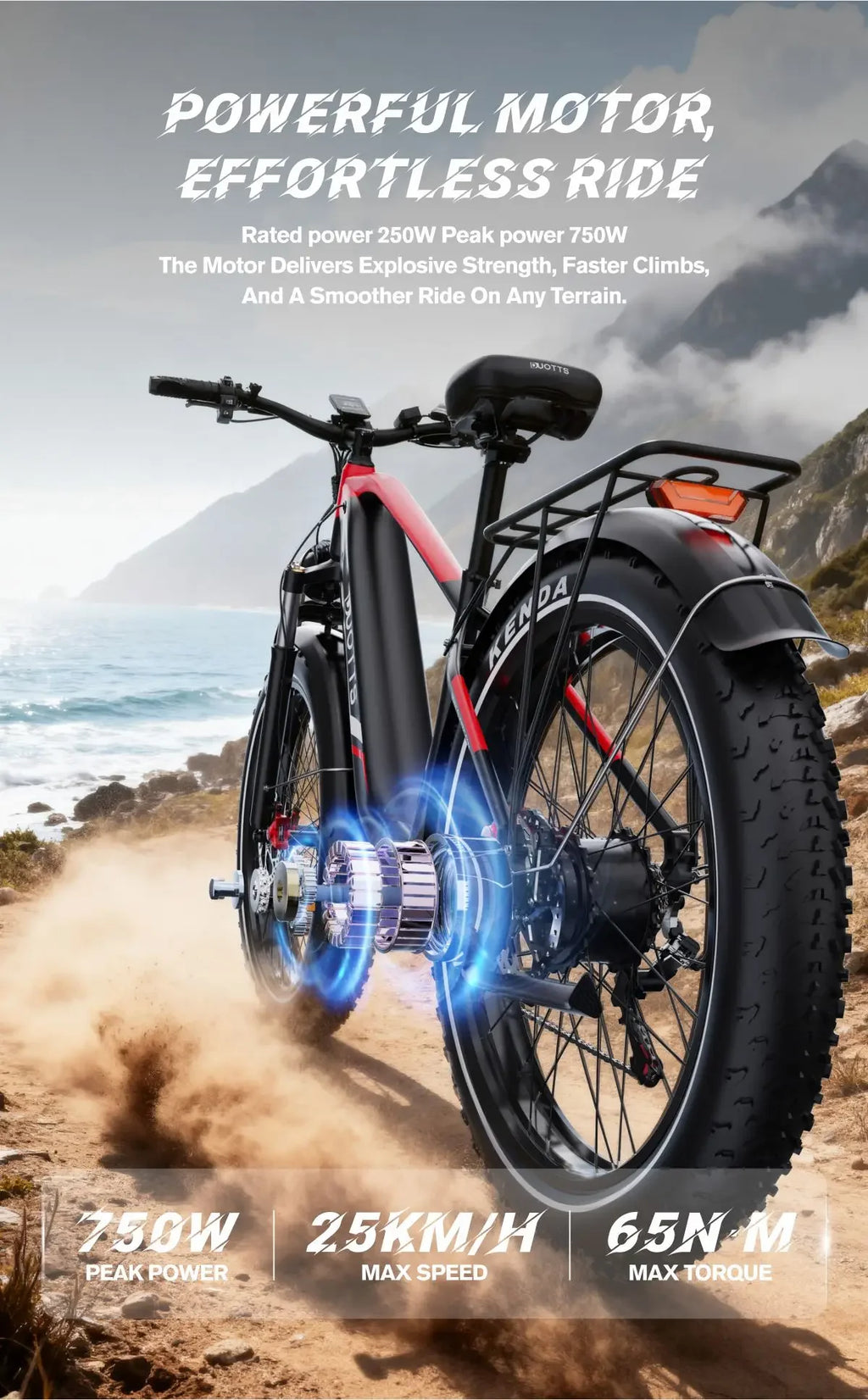 vélo électriqueDUOTTS 500W