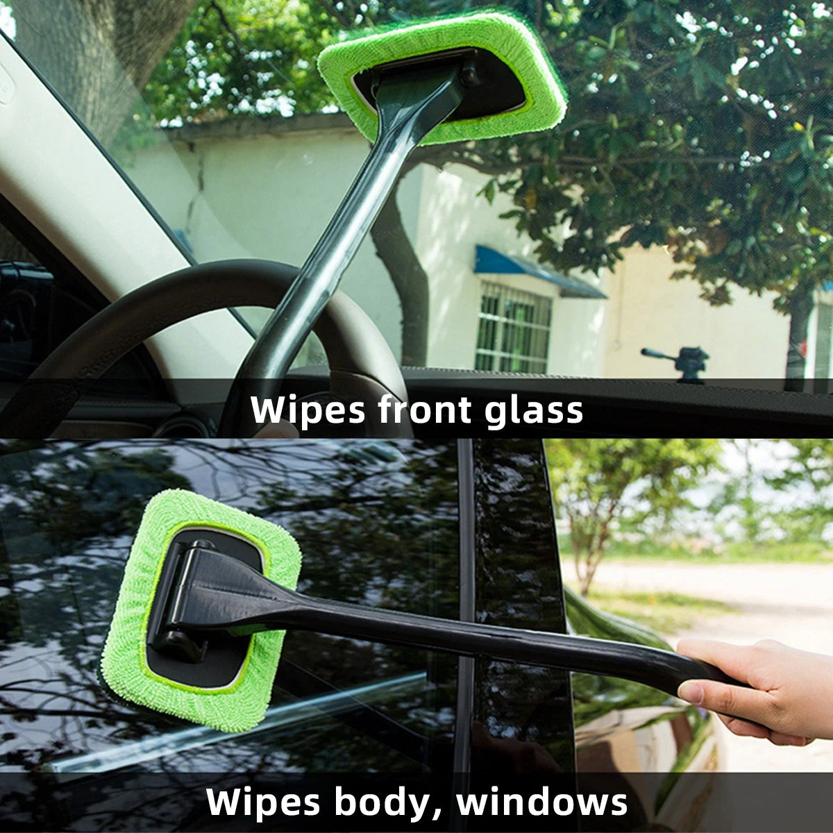 Windshield Cleaning Brush with 180° Rotating Head