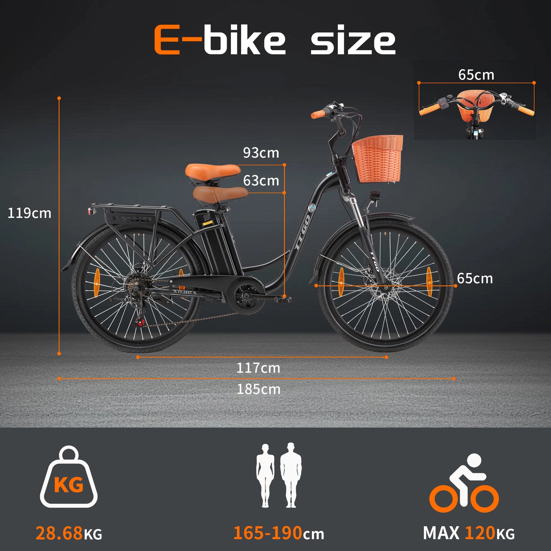 TTGO YY-26ST 26-inch electric bike
