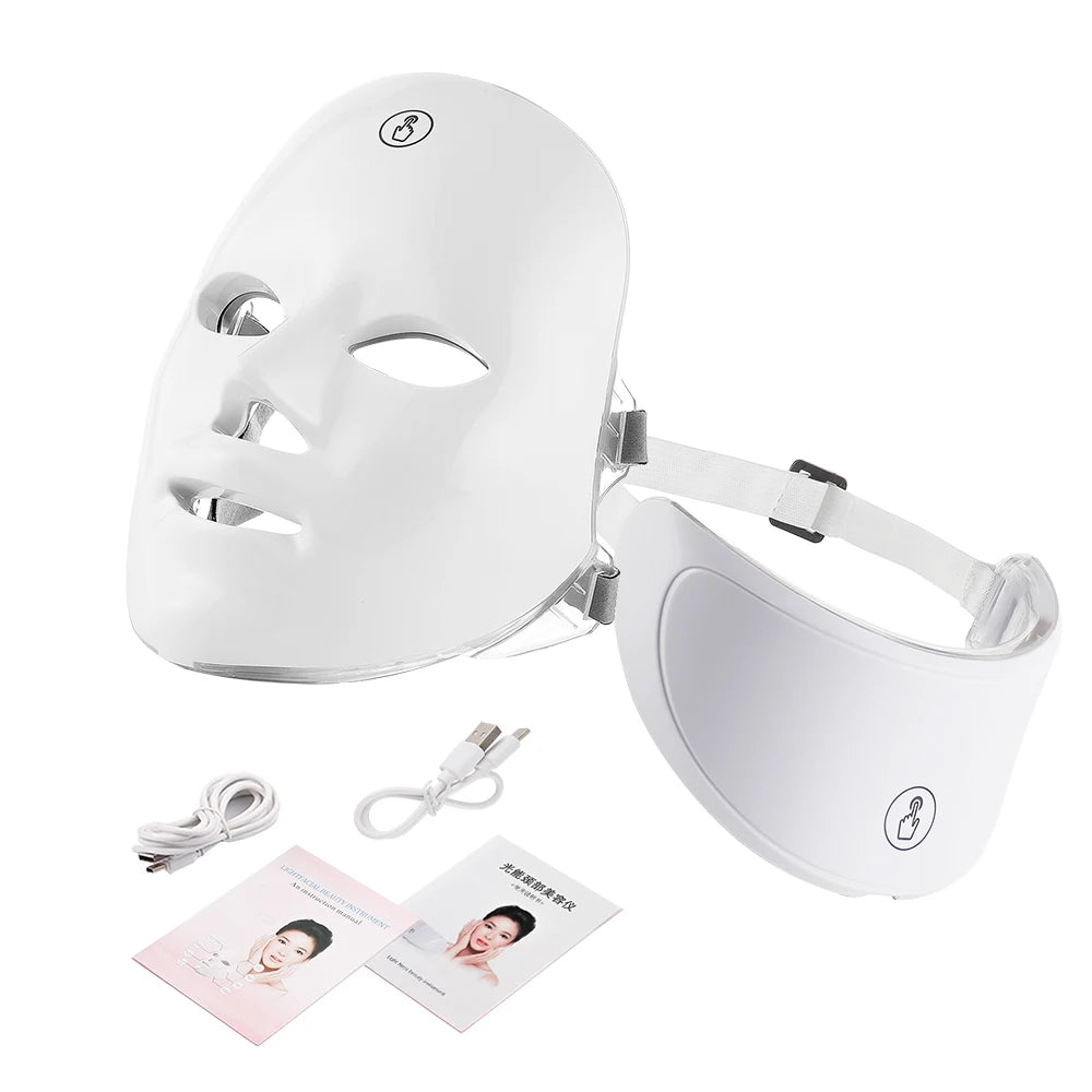 Facial and neck beauty machine