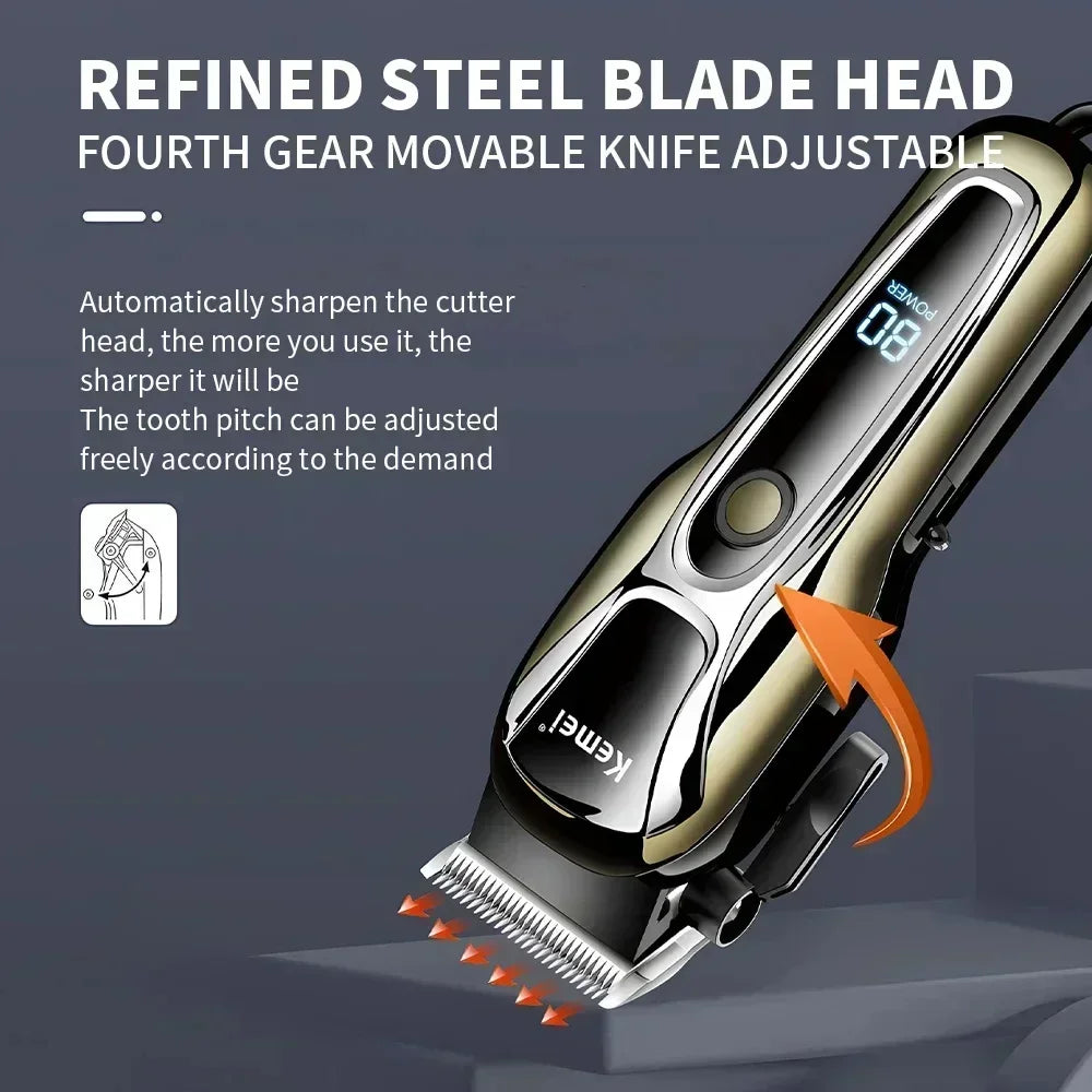 Kemei tondeuse à cheveux Rechargeable