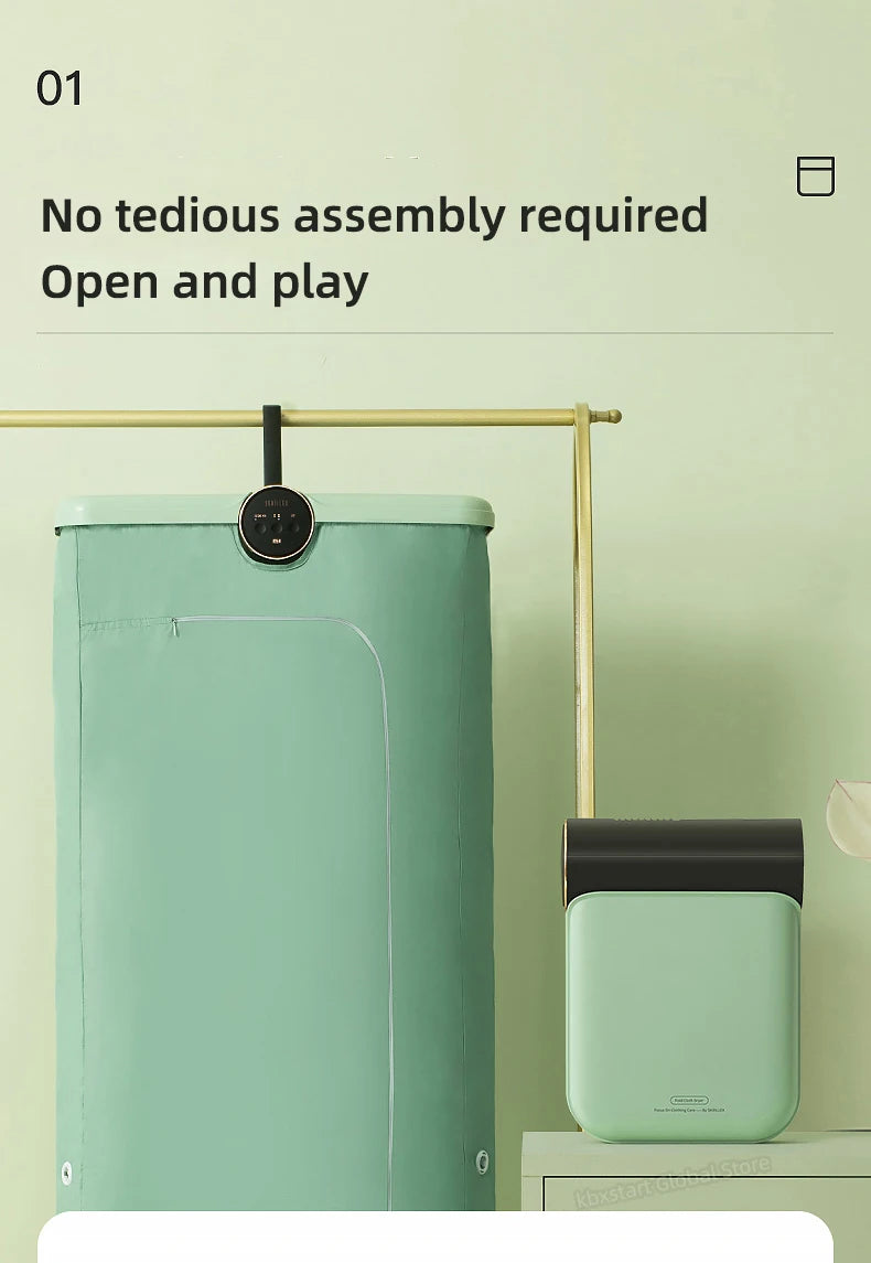 Sèche-linge électrique pliant avec synchronisation