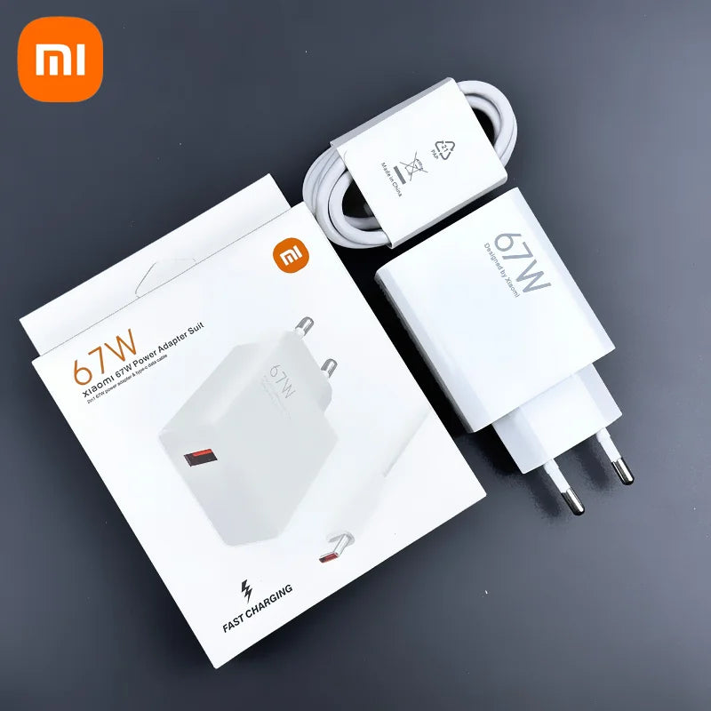 Xiaomi 67W chargeur Turbo Charge rapide