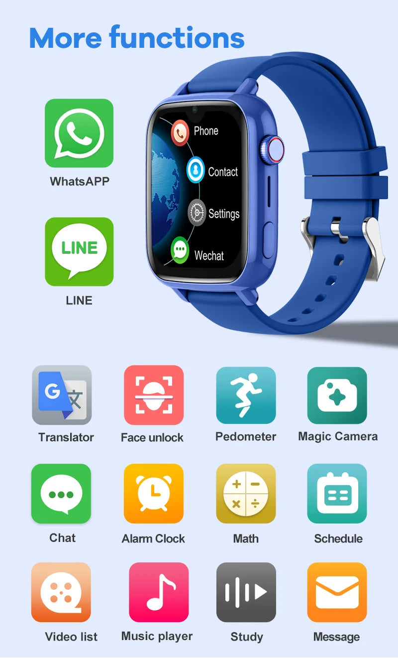 Montre connectée 4G pour enfants