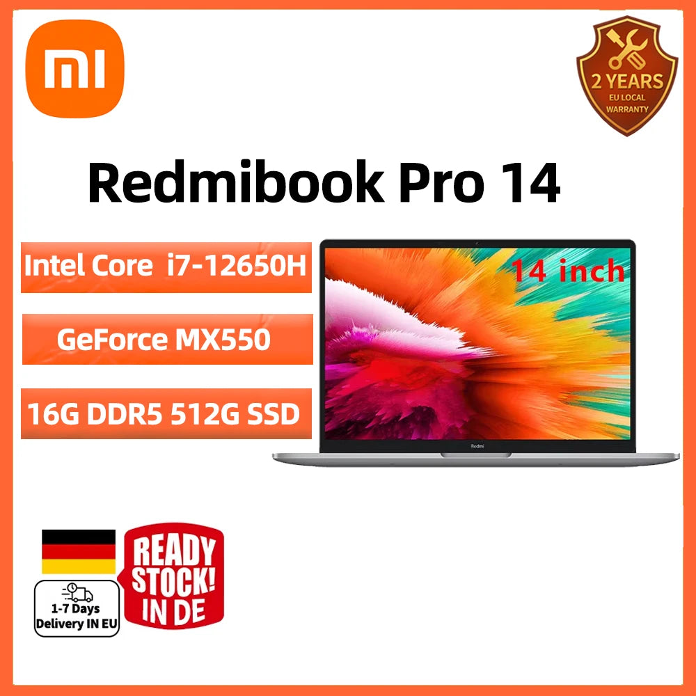 Xiaomi  Redmibook Pro 14 Intel Core i7 12650H GeForce