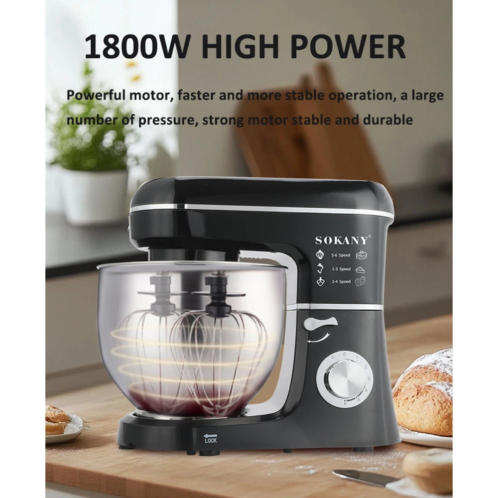 Batteur mélangeur professionnel haute capacité 8L