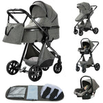 Luxury 3-in-1 Baby Stroller