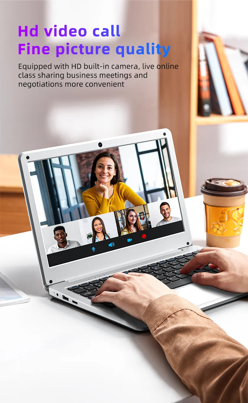 BYONE 11.6 pouces Mini ordinateur Portable Intel Celeron N4000