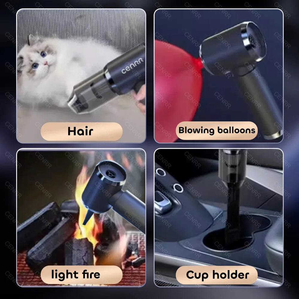 Aspirateur de Voiture Sans Fil Multifonction CENRR