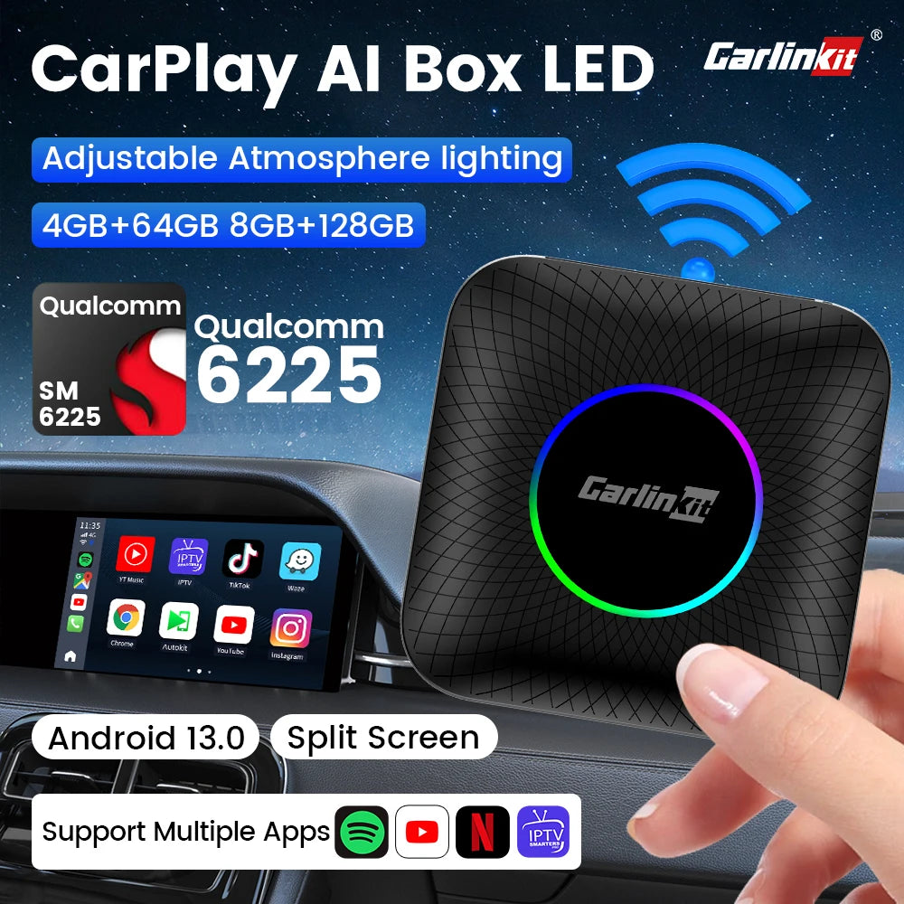 CarlinKit-Adaptateur sans fil CarPlay Ai Box