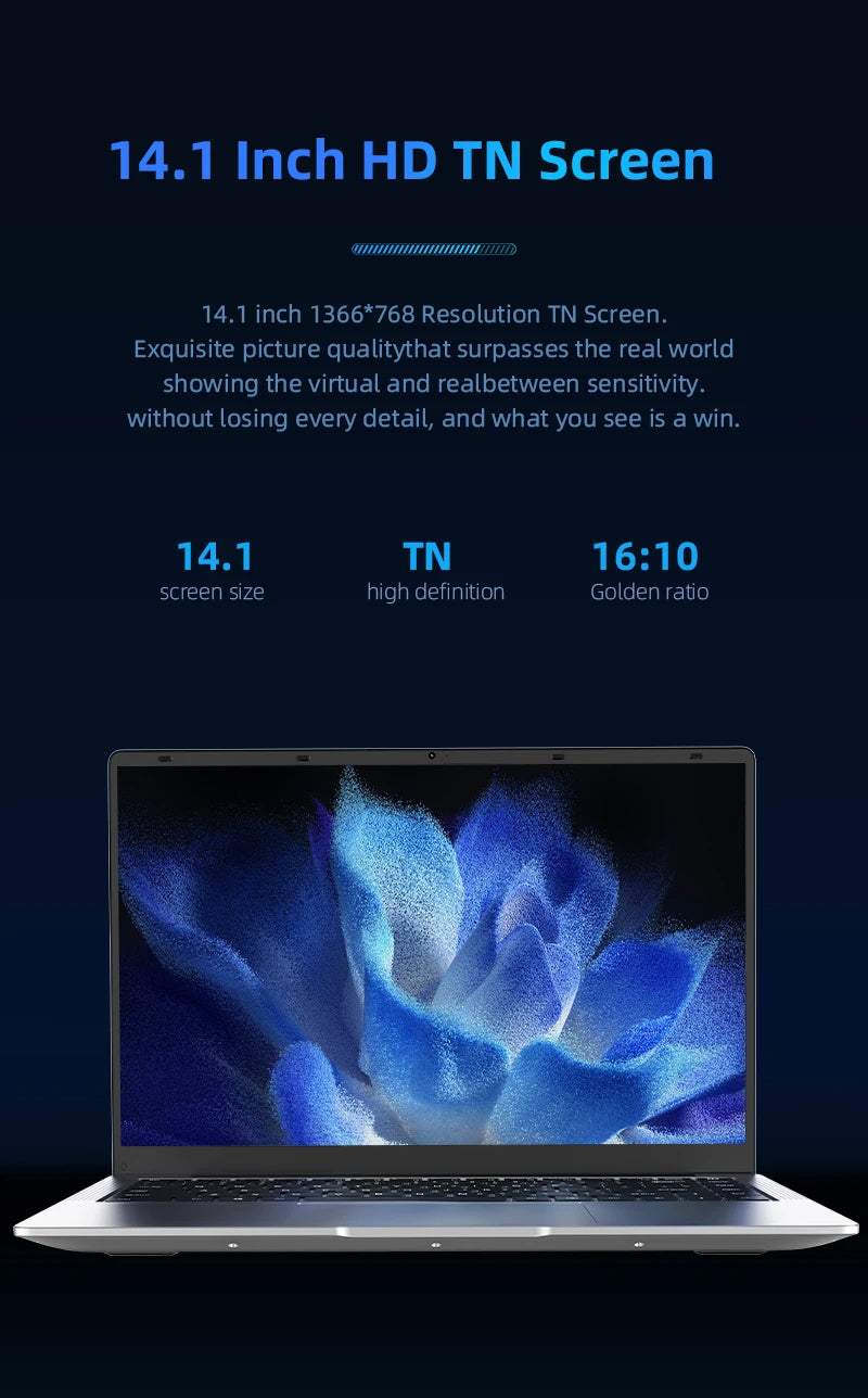 BYONE 14 pouces Intel Celeron N4000