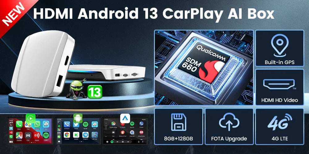 CarlinKit-Adaptateur sans fil CarPlay Ai Box