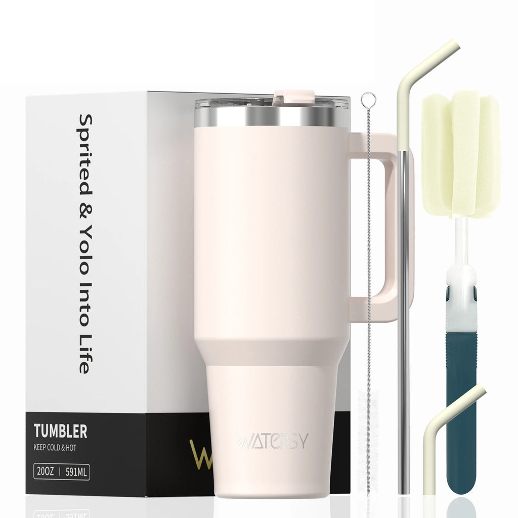 Tasse isolée en acier inoxydable de 591ml