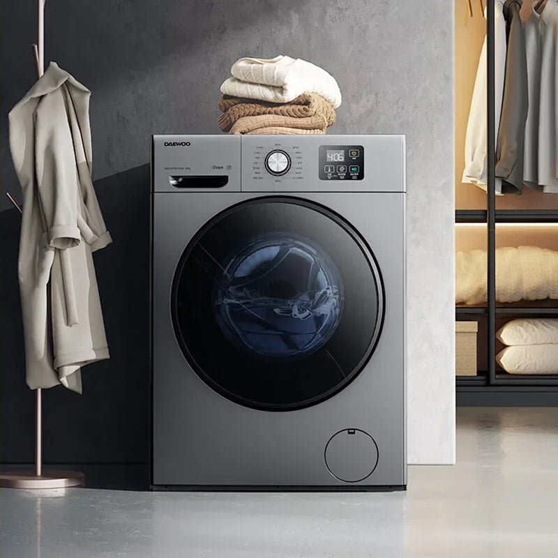 DAEWOO-Machine à laver autoportante Lavadora, Lavage bouillant, Stérilisation, Charge frontale, Haute température, 10kg, 96 ℃, 220V