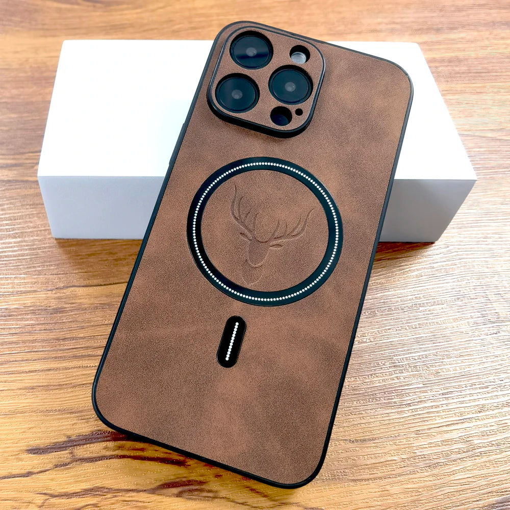 Luxury PU leather case for iPhone