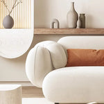 Canapé d'angle moderne en tissu