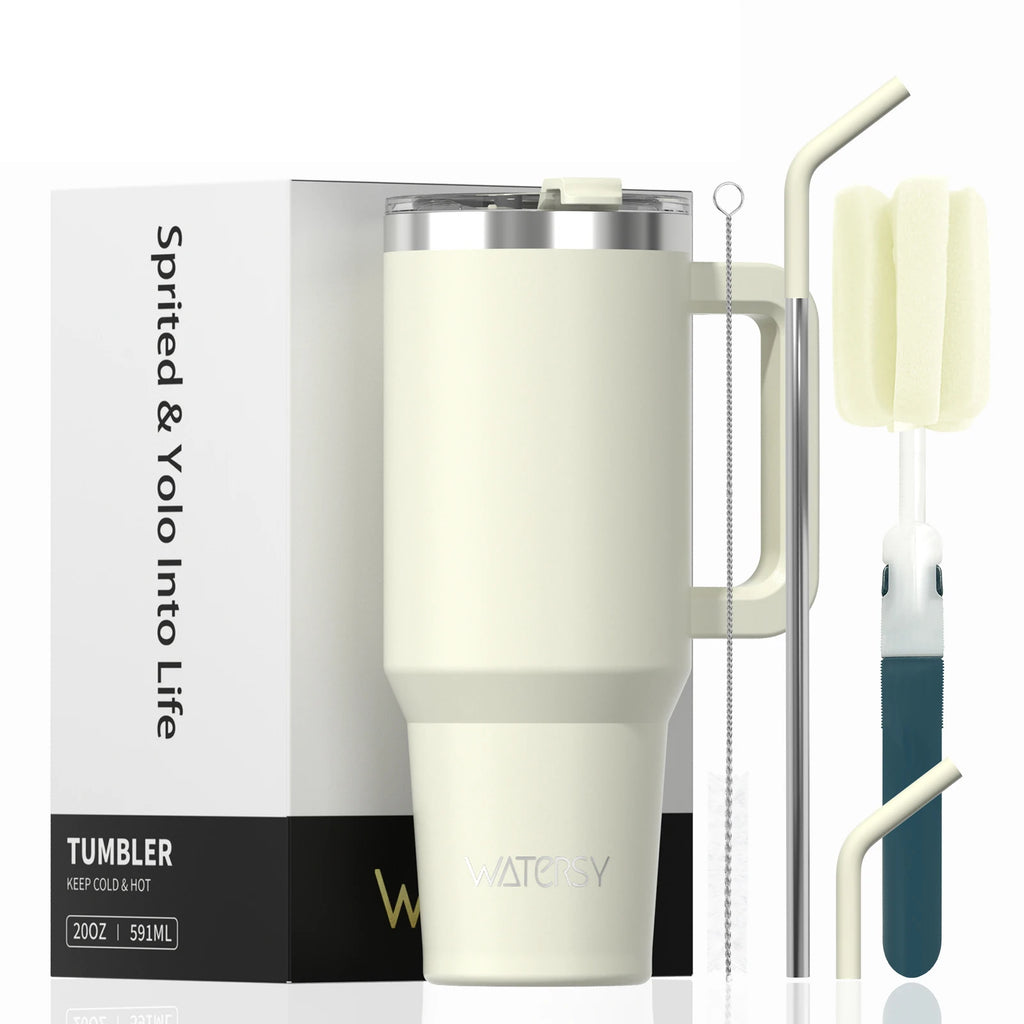 Tasse isolée en acier inoxydable de 591ml