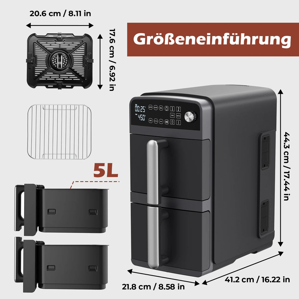 Air fryer OYAJIA 10 QT