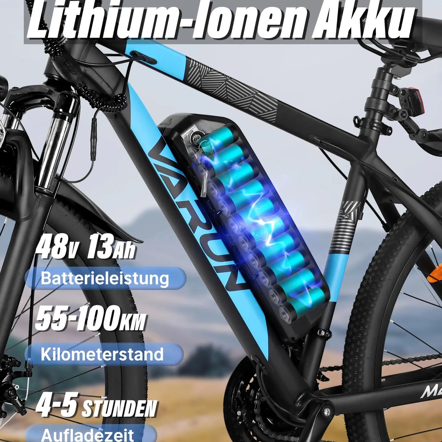 Vélo électrique VARUN M27-1 250W