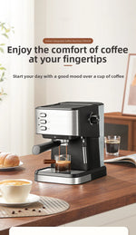 Petite cafetière expresso semi-automatique