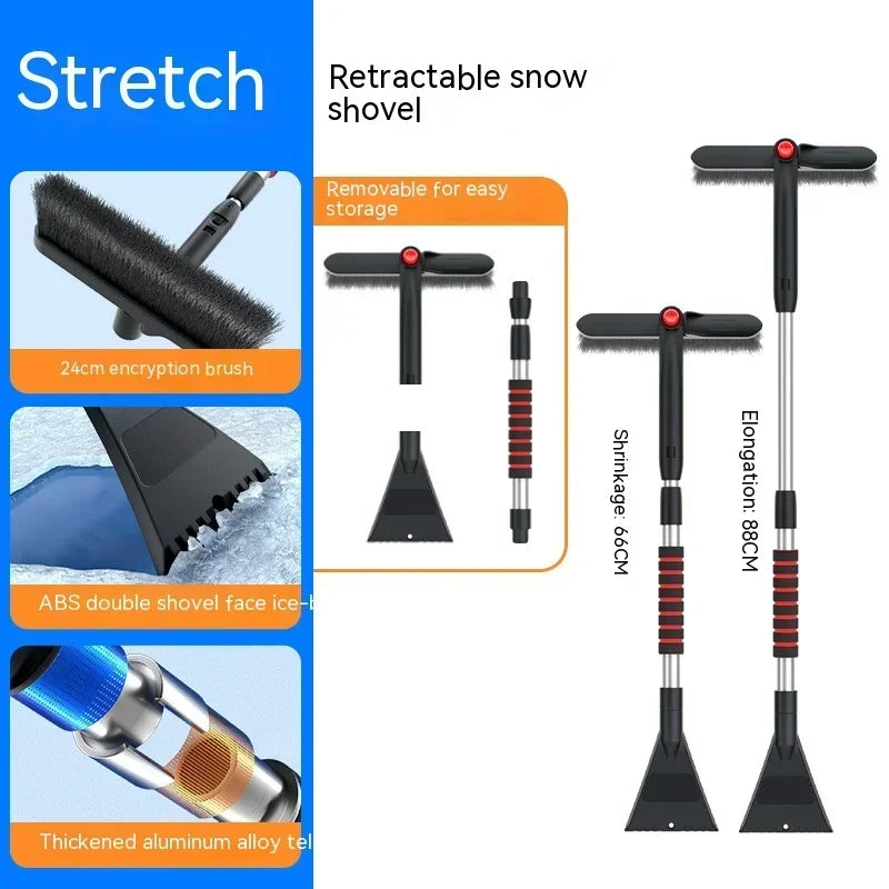 Extendable snow shovel 