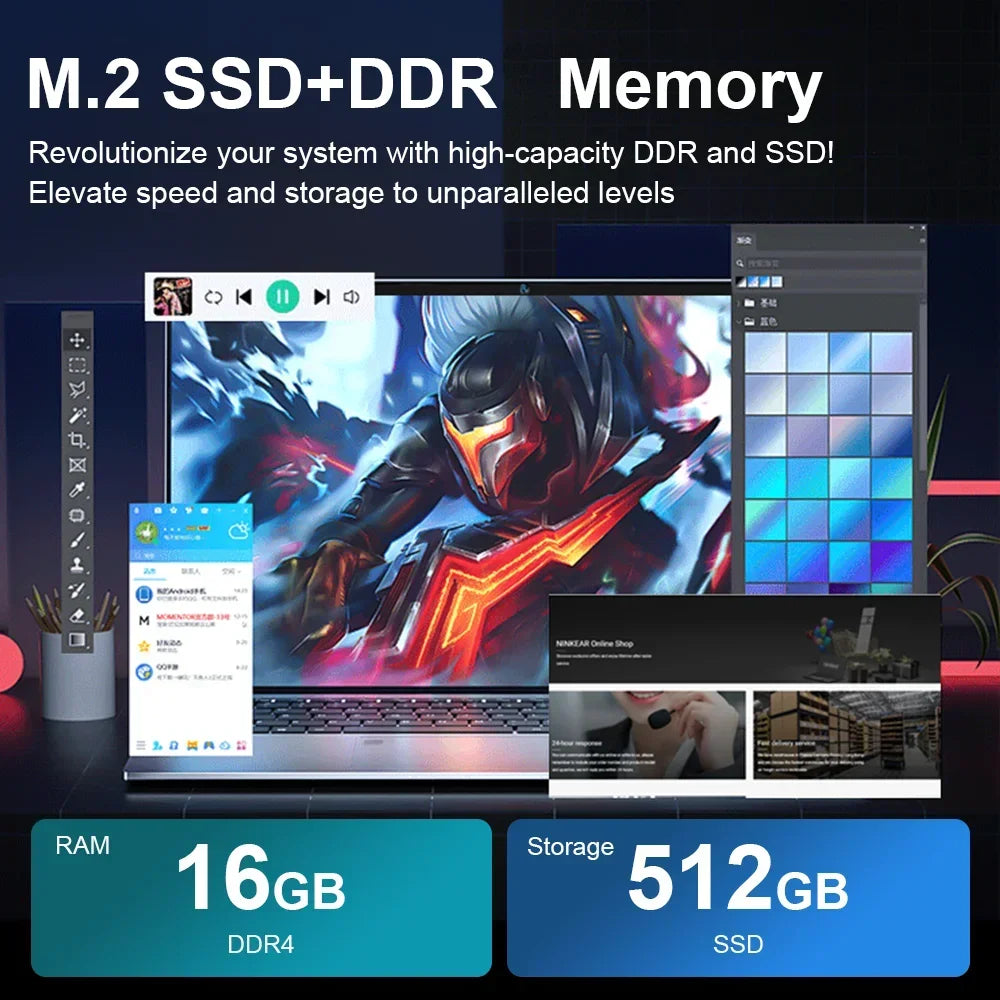 Intel Celeron N4000, PC Gamer Windows 11 Pro