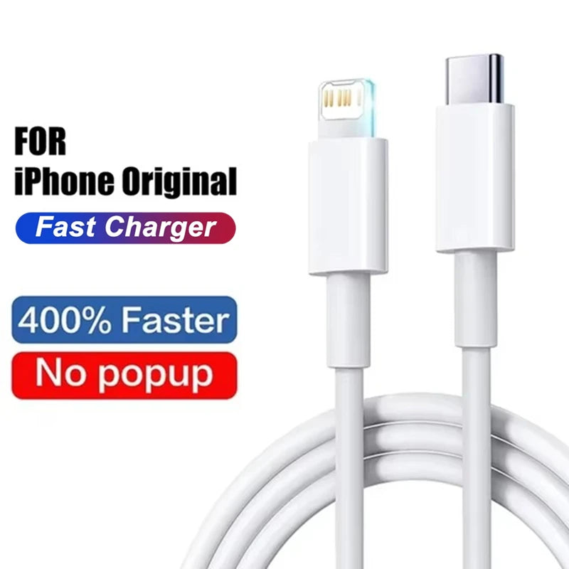 Fast charging cable for iPhone