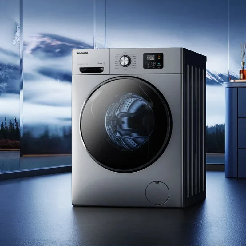 DAEWOO-Machine à laver autoportante Lavadora, Lavage bouillant, Stérilisation, Charge frontale, Haute température, 10kg, 96 ℃, 220V