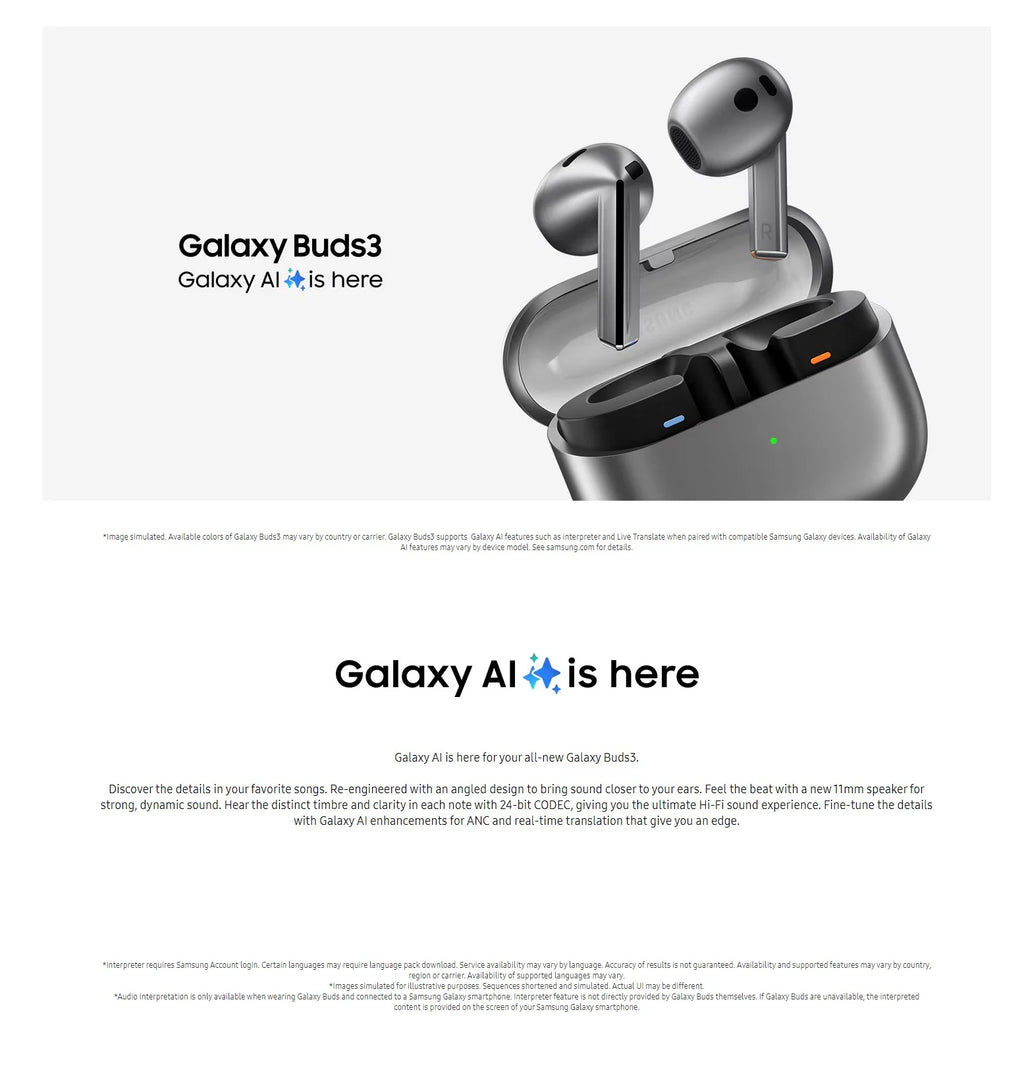 Original Samsung Galaxy Buds3