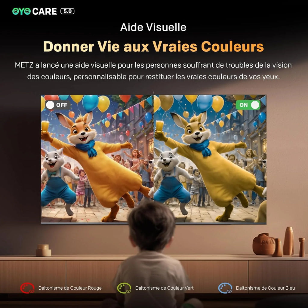 METZ QLED TV 43 pouces 4K